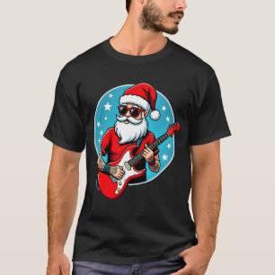 Weihnachts-Gitarrist  Rockmusik Weihnachten (3) T-Shirt
