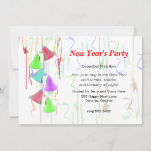 Weihnachts-Glocken-Party Einladung
