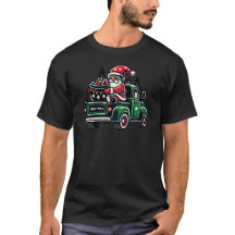 Weihnachts-Gnom auf Pickup-Truck