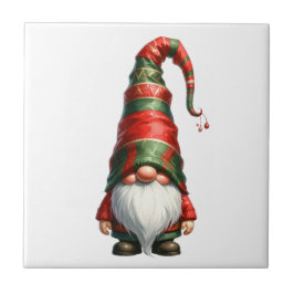 Weihnachts-Gnom Fliese