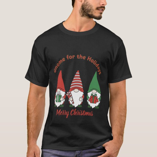 Weihnachts-Gnom-Freunde T-Shirt (Vorderseite)