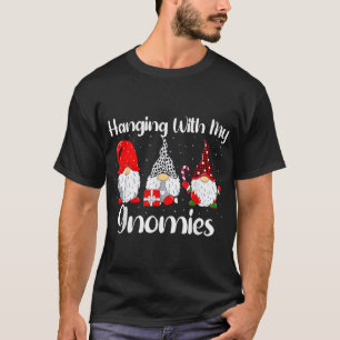 Weihnachts-Gnom Hängend Mit Meiner Gnomies-Familie T-Shirt