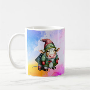 Weihnachts-Gnom-Kuh-Design-83456 Kaffeetasse