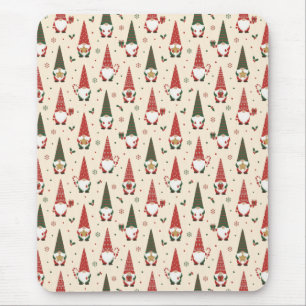 Weihnachts-Gnom-Partei-Muster Mousepad