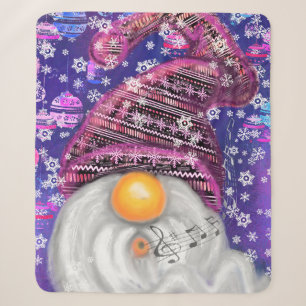 Weihnachts-Gnom-Sherpa-Decke Sherpadecke