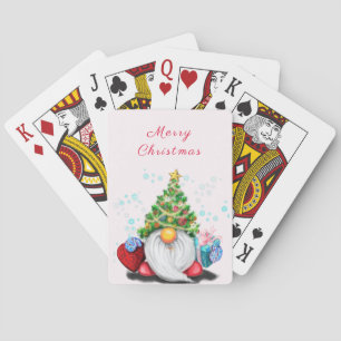 Weihnachts-Gnom-Spielkarten Spielkarten
