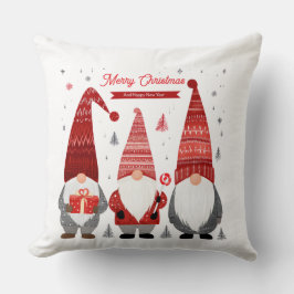 Weihnachts-Gnom-Wurfkissen Kissen