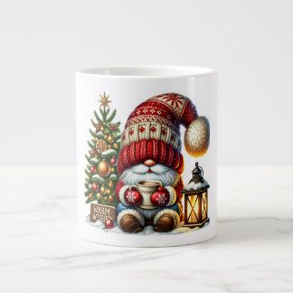 Weihnachts-gnome gemütlich Weihnachtskuschel Wünsc Jumbo-Tasse