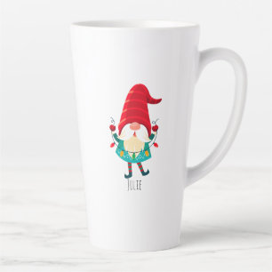 Weihnachts Gnome Holding Weihnachtsleuchten Milchtasse
