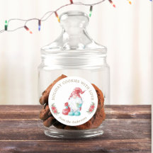 Weihnachts Gnome Holiday Cookie Exchange Monogram