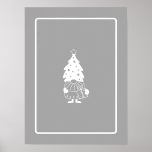 Weihnachts Gnome moderne Skandi Dekoration