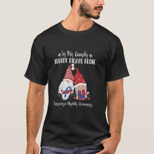 Weihnachts-Gnome Querschnittmyelitis-Bewusstsein T-Shirt