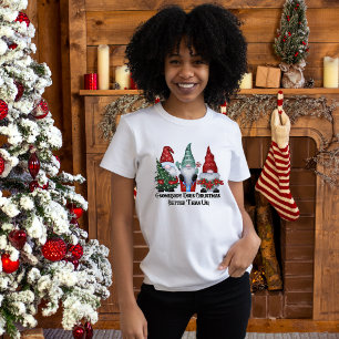 Weihnachts-Gnome-Spaß-T - Shirt