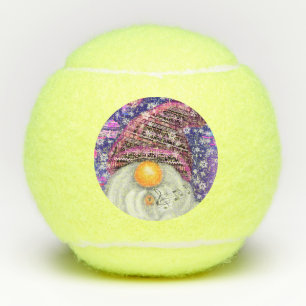 Weihnachts Gnome Tennis Balls Tennisbälle