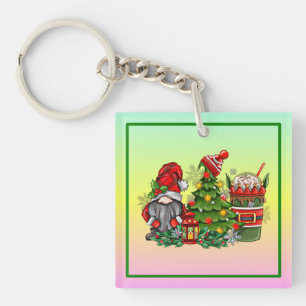 Weihnachts-Gnome-Veröffentlichung-64340 Schlüsselanhänger