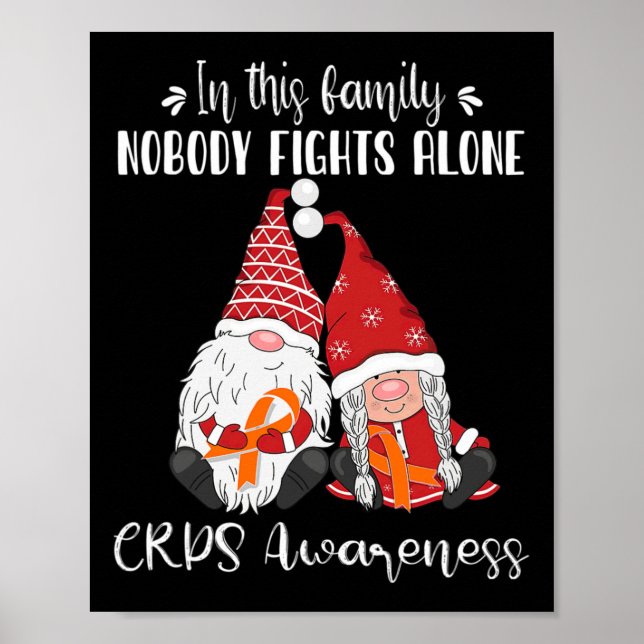 Weihnachts-Gnomes CRPS-Bewusstsein Poster (Vorne)