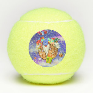 Weihnachts-Gnomes-Tennisballs Tennisbälle