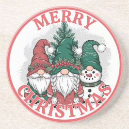 Weihnachts-Gnomes-Untersetzer Getränkeuntersetzer