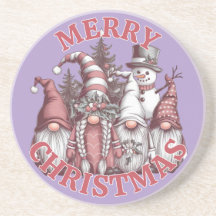 Weihnachts-Gnomes-Untersetzer