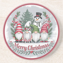 Weihnachts-Gnomes-Untersetzer Getränkeuntersetzer