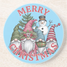 Weihnachts-Gnomes-Untersetzer