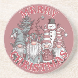 Weihnachts-Gnomes-Untersetzer Getränkeuntersetzer