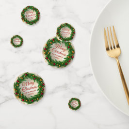Weihnachts Gold Winter Sparkle Festlicher Winter Konfetti