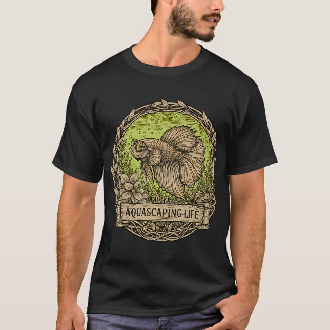 Weihnachts-Goldfisch T-Shirt (Vorderseite)