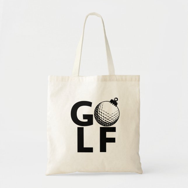 Weihnachts-Golf-Ornament Tragetasche (Vorne)