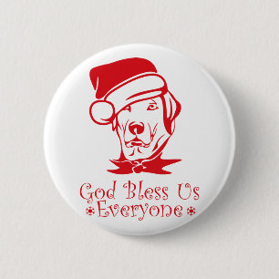 Weihnachts-Gott-Segen wünscht Button