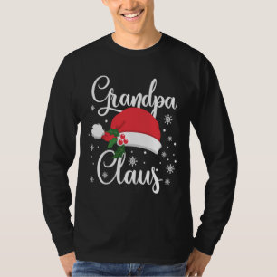 Weihnachts-Großvater Claus Matching Pajama-Weihnac T-Shirt