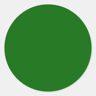 Weihnachts Grüne Farbe Runder Aufkleber