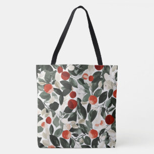 Weihnachts Grüne rote Berries Tasche