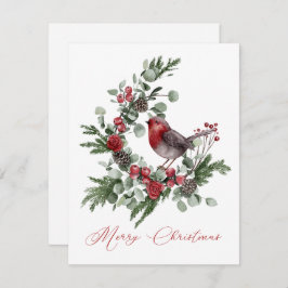 Weihnachts-Grüntöne, Pine Cones, Red Gray Wren