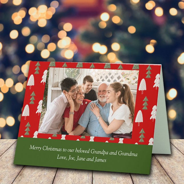 Weihnachts Grüße an Großeltern Eltern Karte (Von Creator hochgeladen)