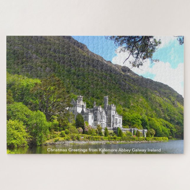 Weihnachts-Grüße aus Kylemore Abbey Galway (Horizontal)
