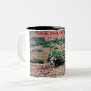 Weihnachts Grüße mein Junter Gatherer Zweifarbige Tasse