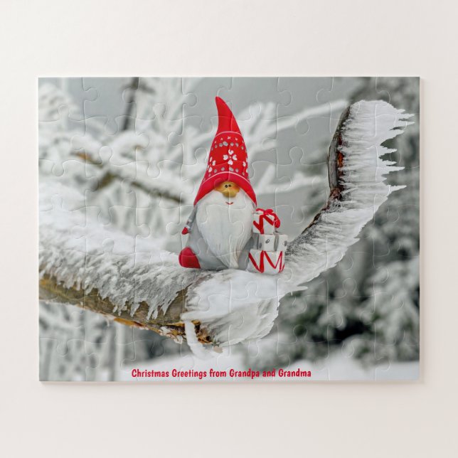 Weihnachts-Grüße von Opa und Oma (Horizontal)