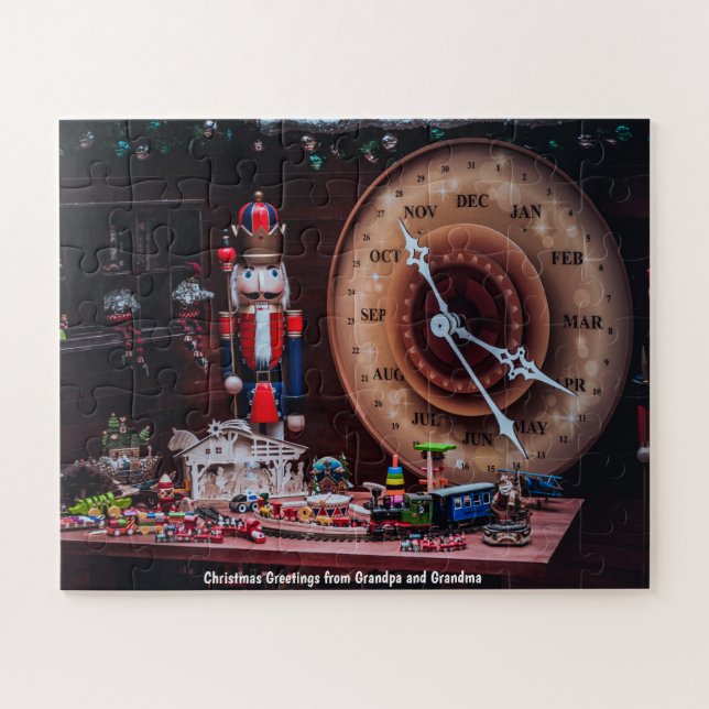 Weihnachts-Grüße von Opa und Oma (Horizontal)