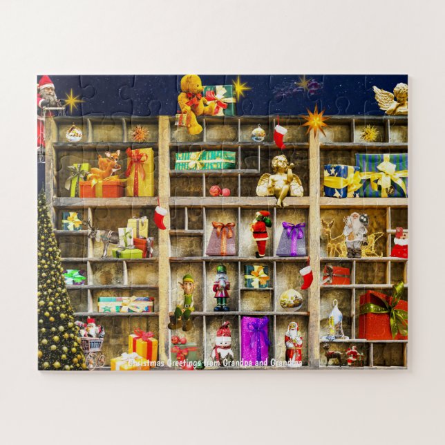 Weihnachts-Grüße von Opa und Oma (Horizontal)