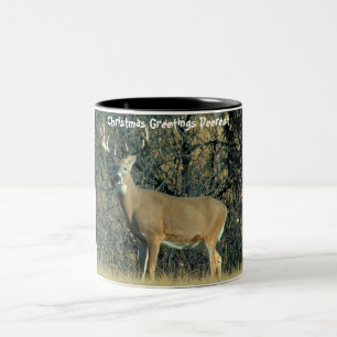 Weihnachts-Grüße Zweifarbige Tasse