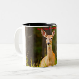 Weihnachts-Grüße Zweifarbige Tasse