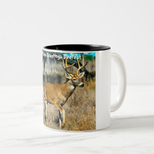 Weihnachts-Grüße Zweifarbige Tasse