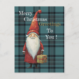 Weihnachts-GrußFeiertage Postkarte