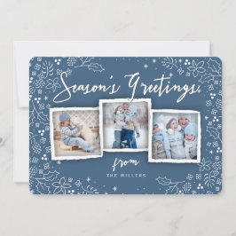 Weihnachts-Grußkarte der Saison Feiertagskarte