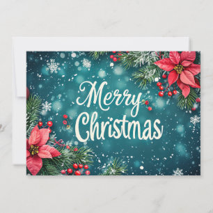 Weihnachts-Grußkarte Feiertagskarte