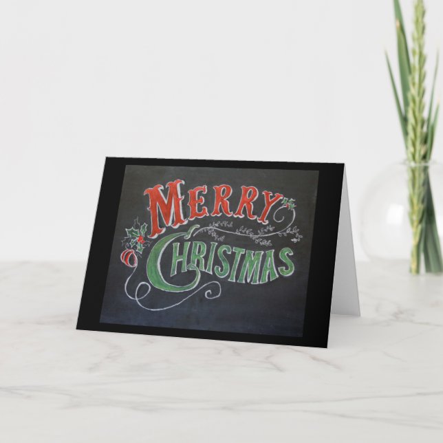 Weihnachts-Grußkarte/Frohe Weihnachten (Vorderseite)