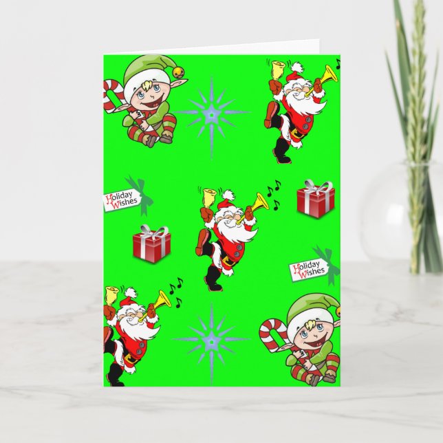 Weihnachts-Grußkarte für alle Kinder Feiertagskarte (Vorderseite)