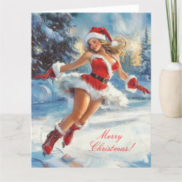 Weihnachts-Grußkarte. Karte