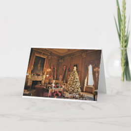 Weihnachts-Grußkarte mit Leerzeichen im Inneren Karte